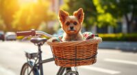 dog safe bike basket options