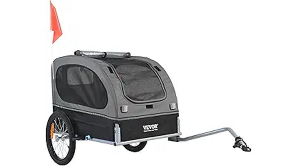 dog trailer with folding
