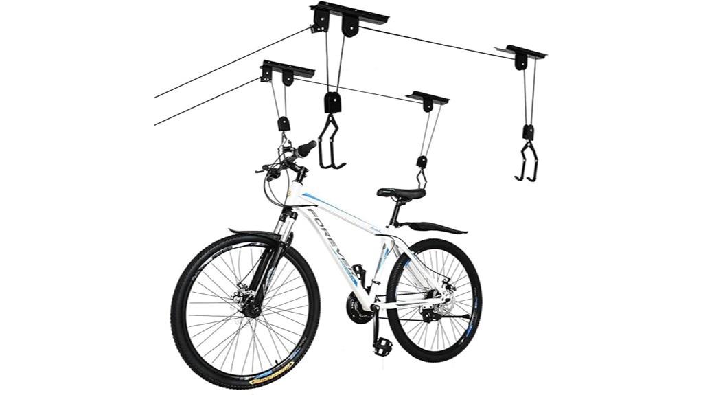 double bike storage system