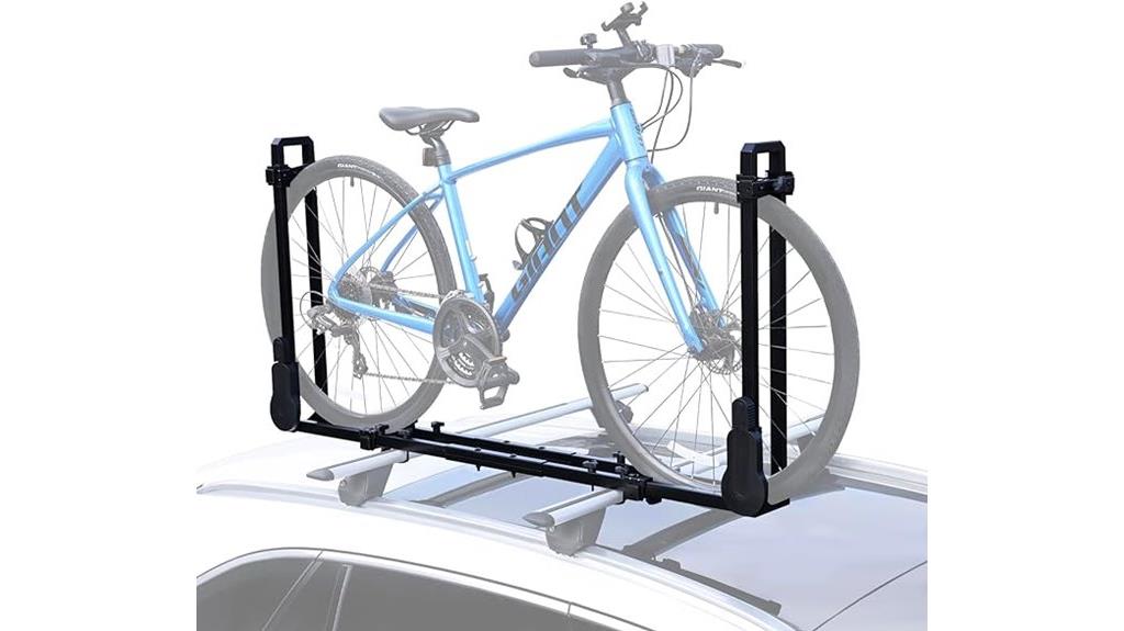 dual arm roof bike mount