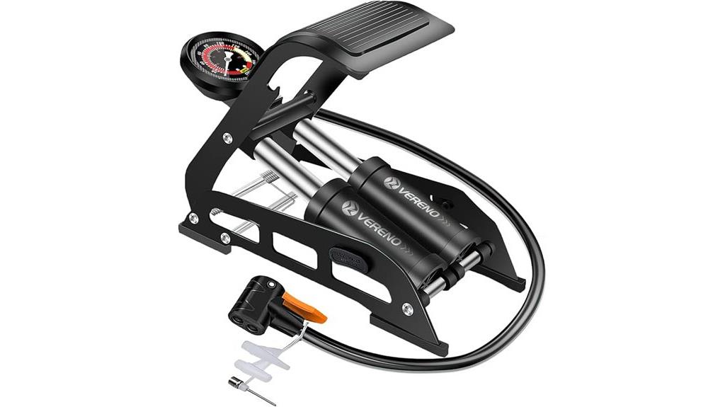dual barrel bike pump