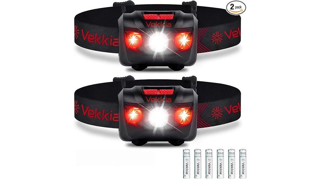 dual led headlamps pack