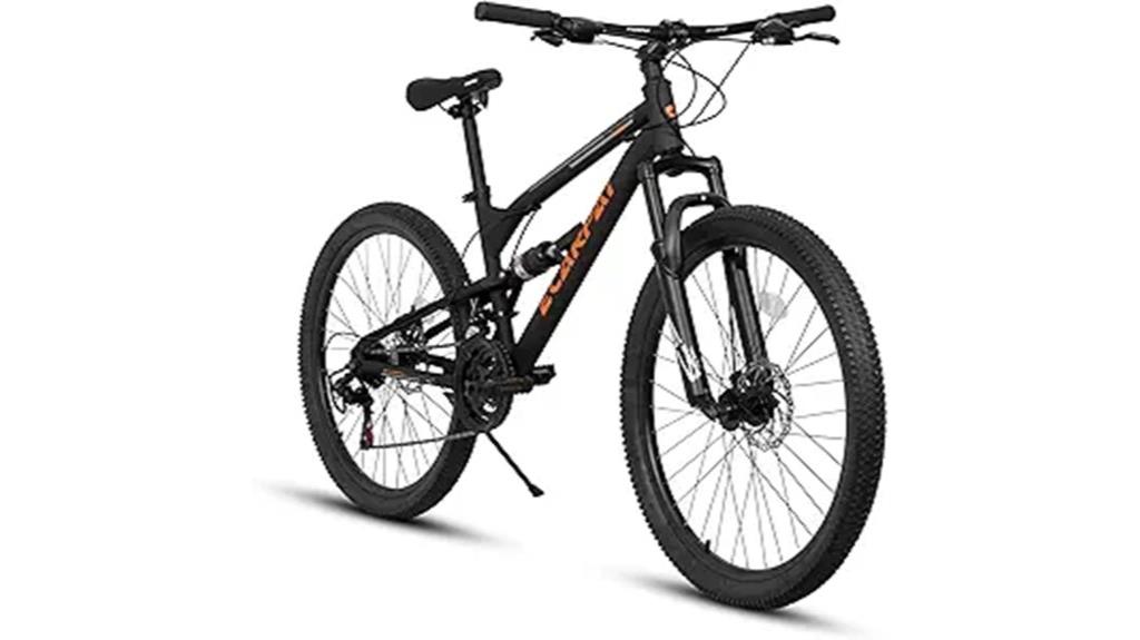 dual suspension 21 speed bike