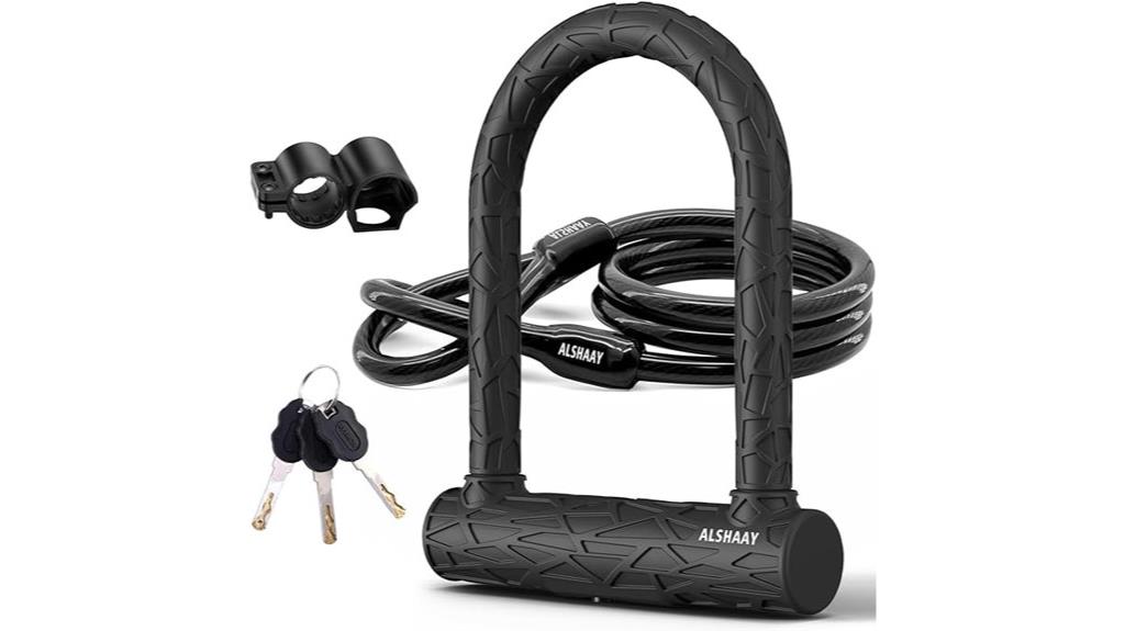 durable bike lock set