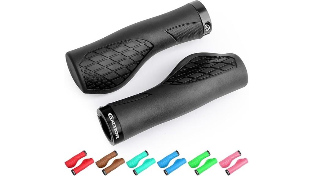 ergonomic silicone bike grips