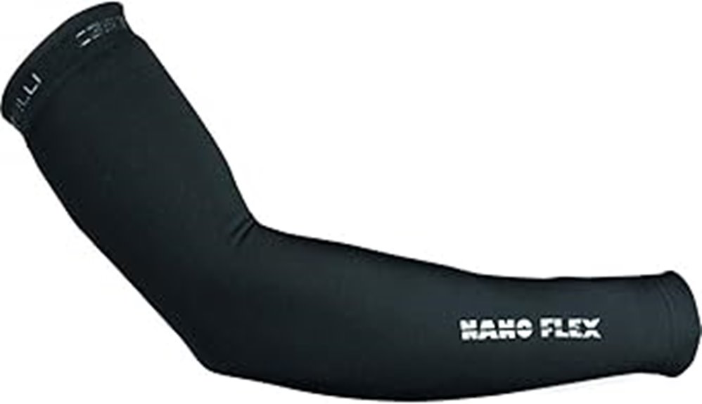flexible cycling arm warmer