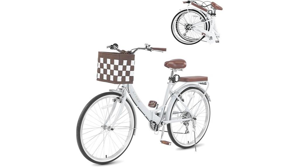 foldable 24 26 inch beach cruiser