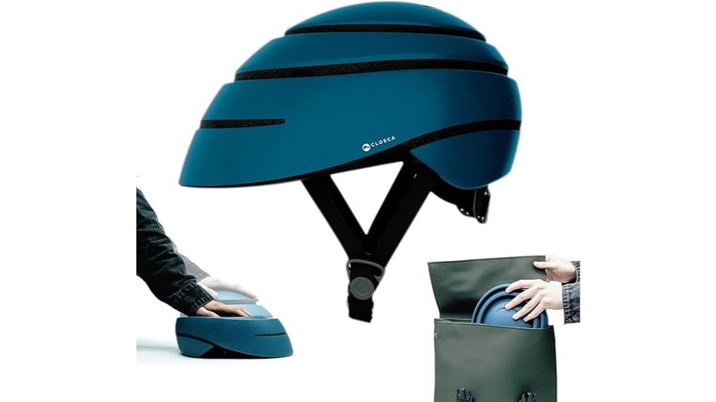 foldable adult bicycle helmet