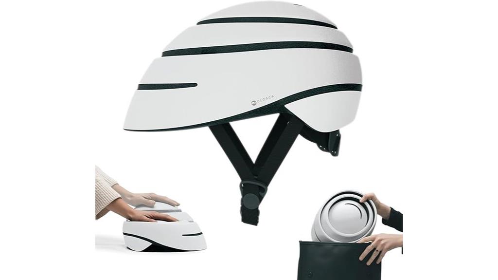 foldable adult bike helmet