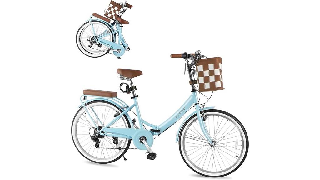foldable beach cruiser bike