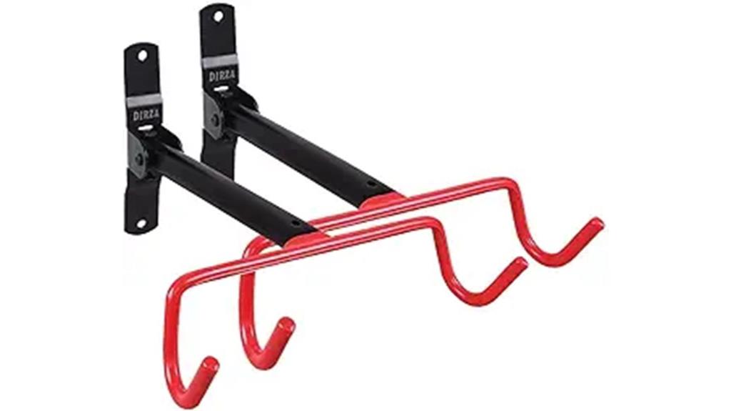 foldable bike wall hooks
