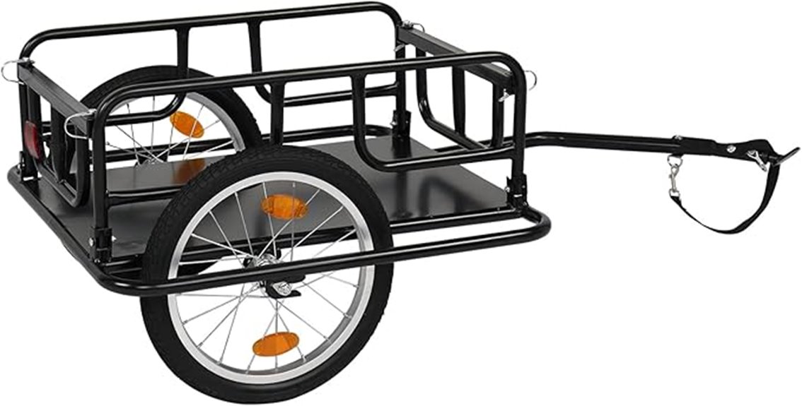 foldable cargo bike trailer
