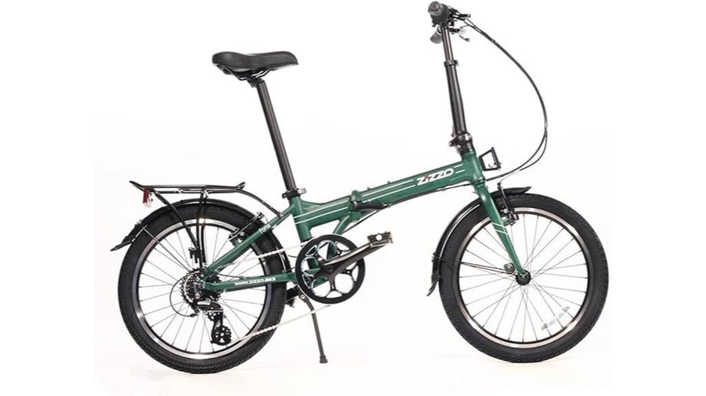 folding bike aluminum gears
