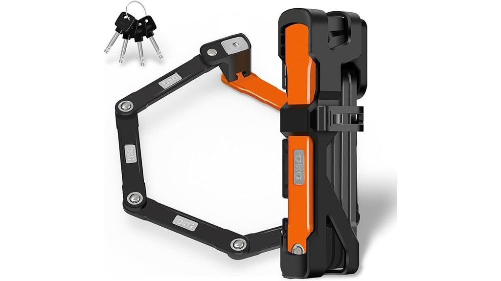 folding bike lock kit