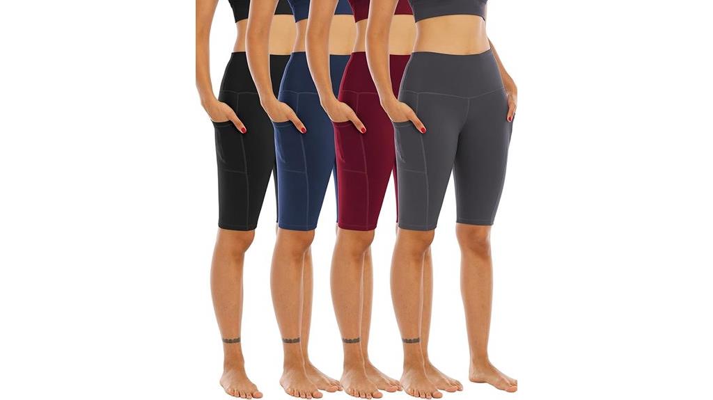 four pack women s biker shorts