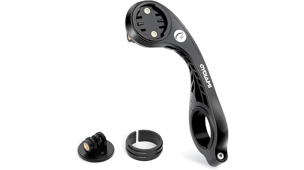 front mount for bike computers