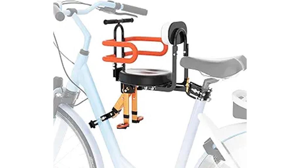 front mounting child bike seat