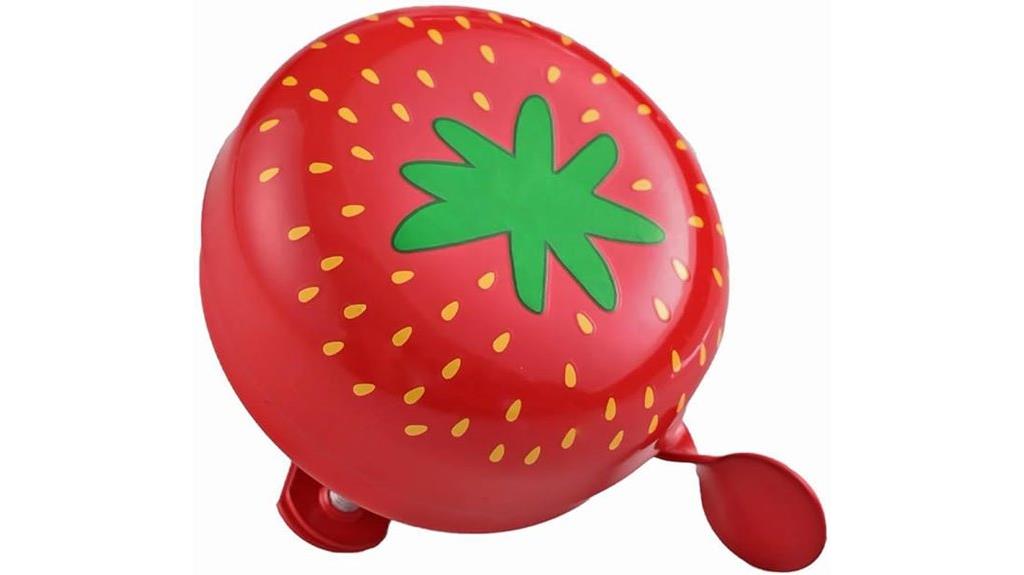 fruits themed adjustable bike bell