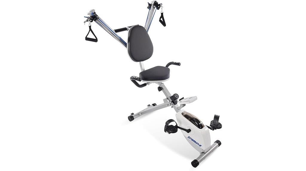 gray stamina foldable bike