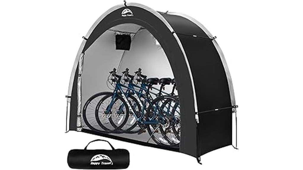 happy travel bike shed