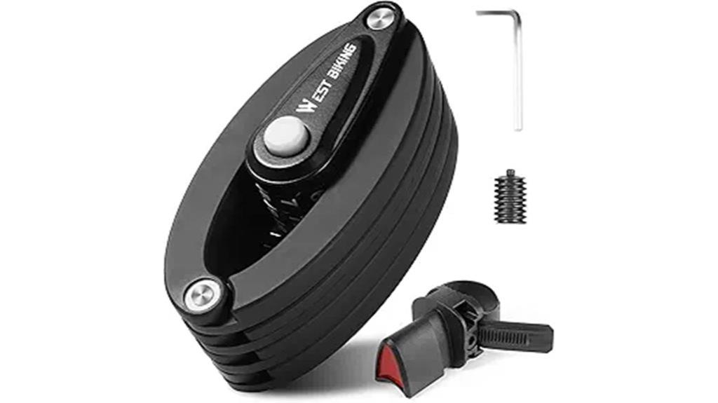 heavy duty folding bicycle lock