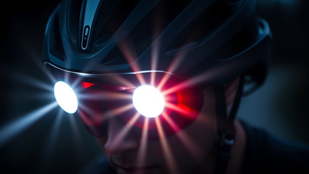 helmet light brightness battery weather
