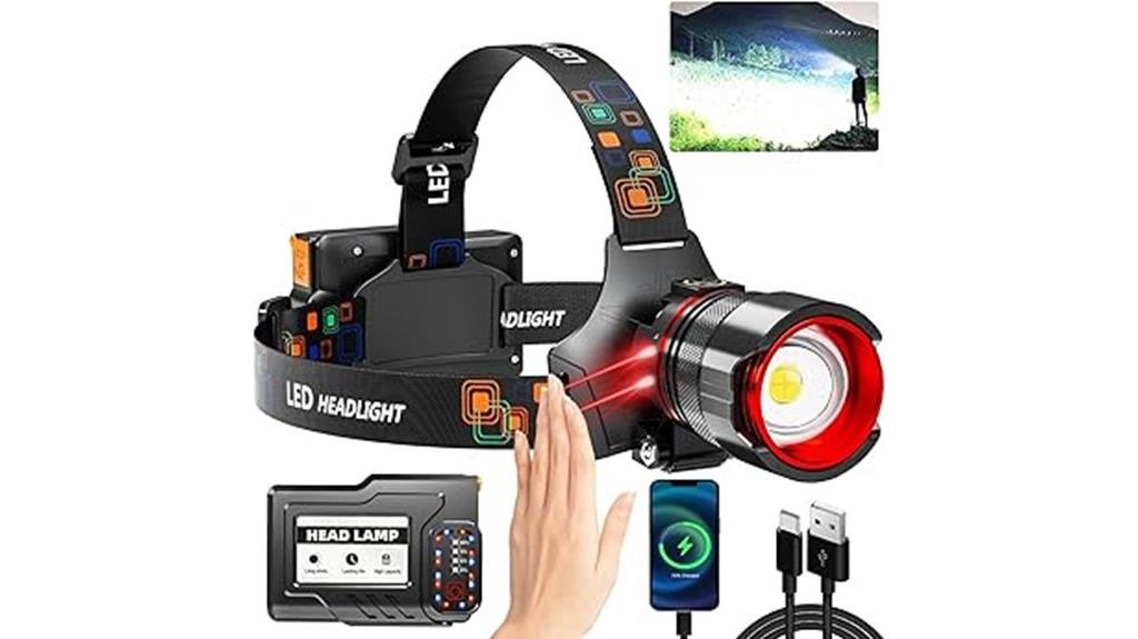 high lumen rechargeable headlamp
