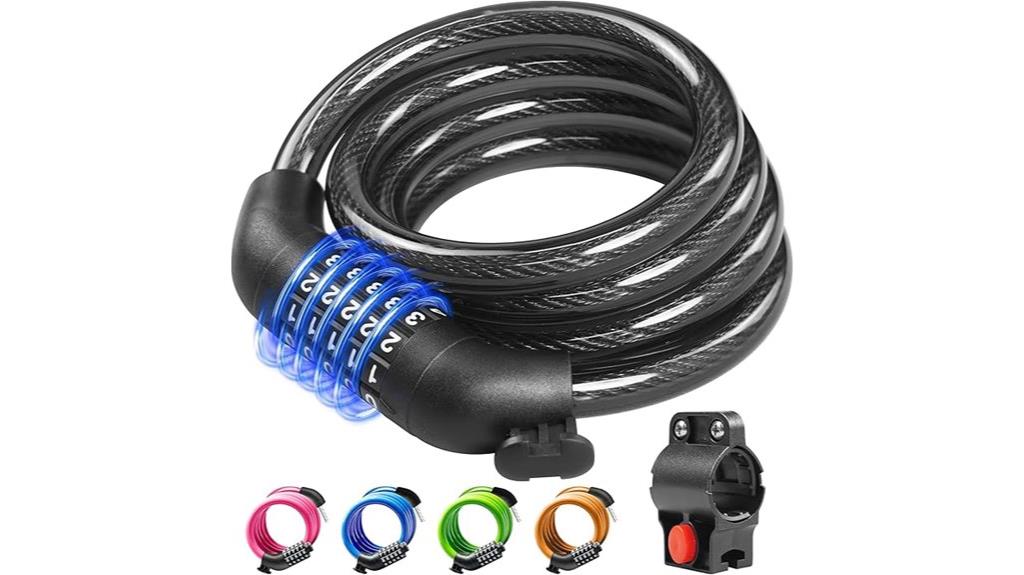 high security combination bike lock