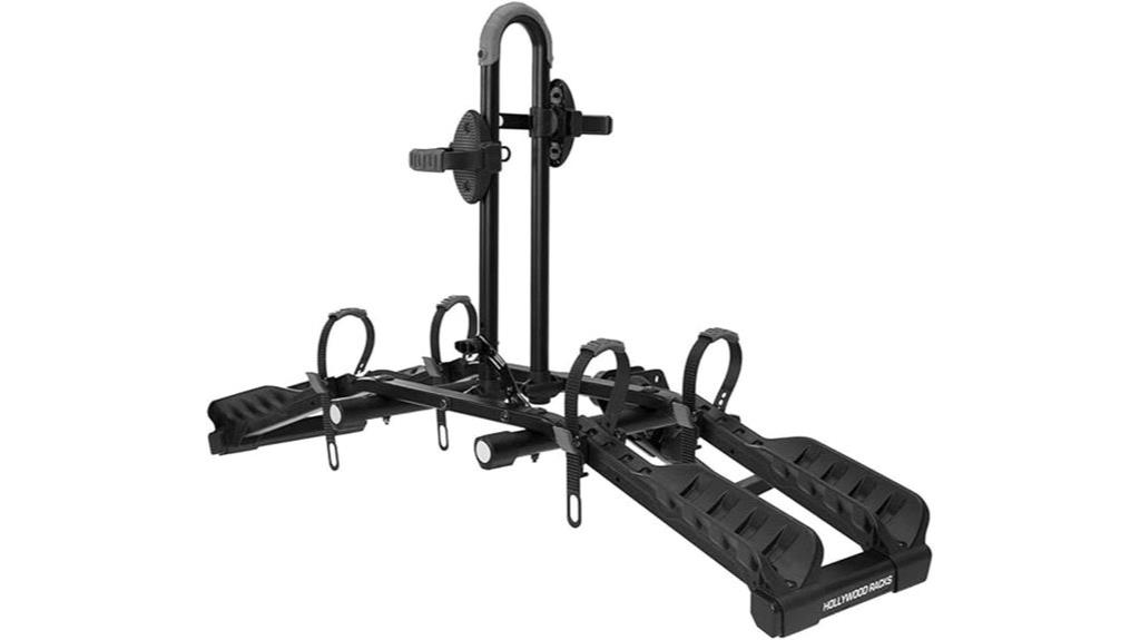 hitch mounted bike rack