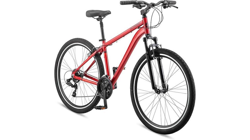 hybrid bike with suspension