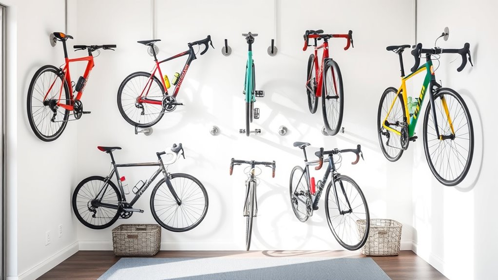 indoor bike rack options