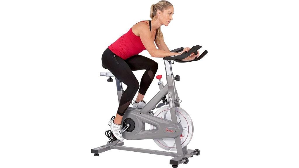 indoor cycling bike with sensors