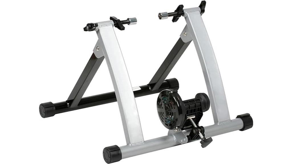 indoor trainer bicycle with steel flywheel