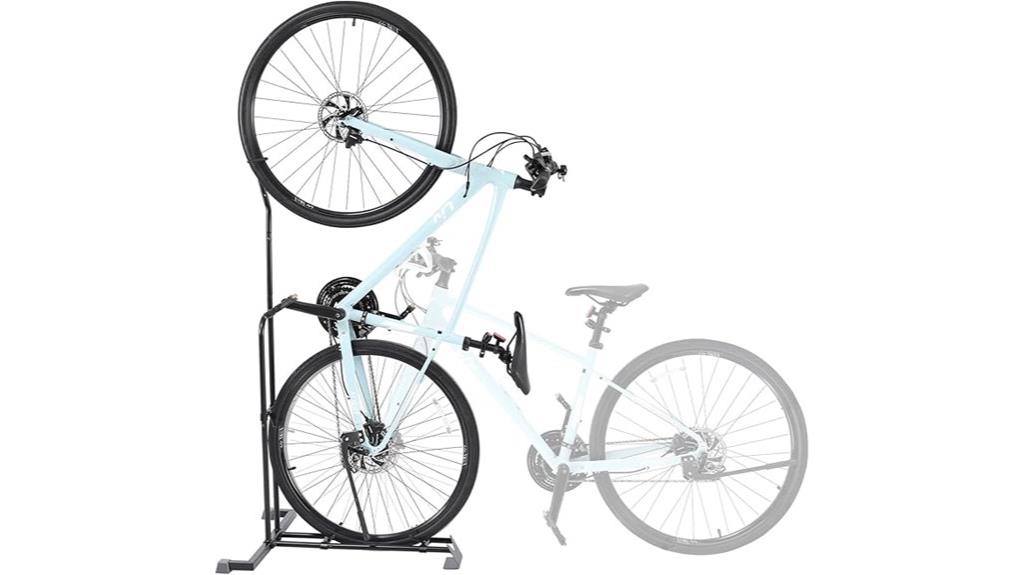 indoor vertical bicycle rack