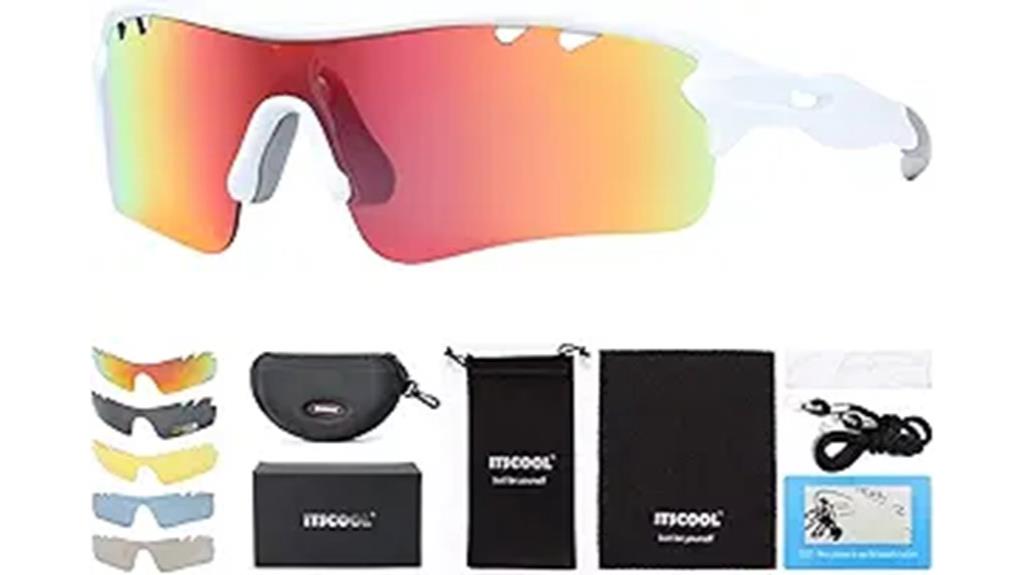 interchangeable lens sports sunglasses