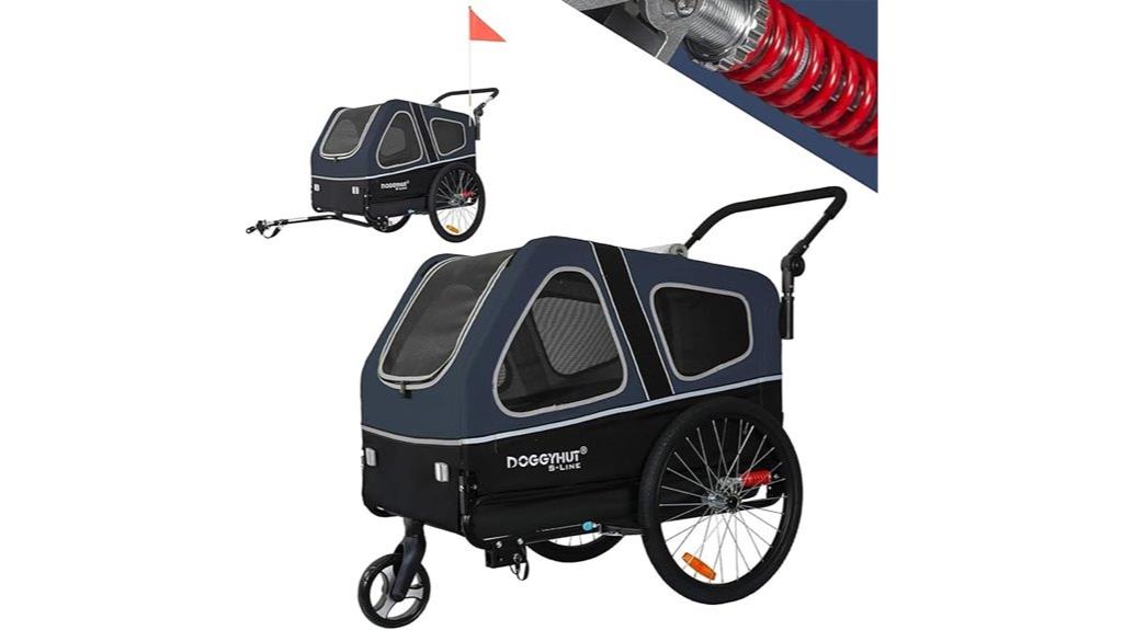 large dog bike trailer