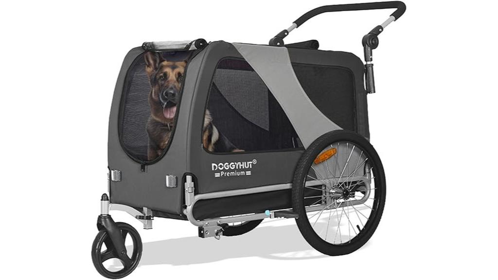 large pet bike trailer