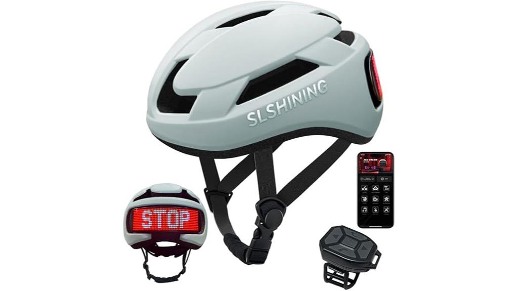 led bike helmet with remote