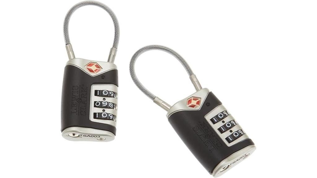 lewis clark travel lock