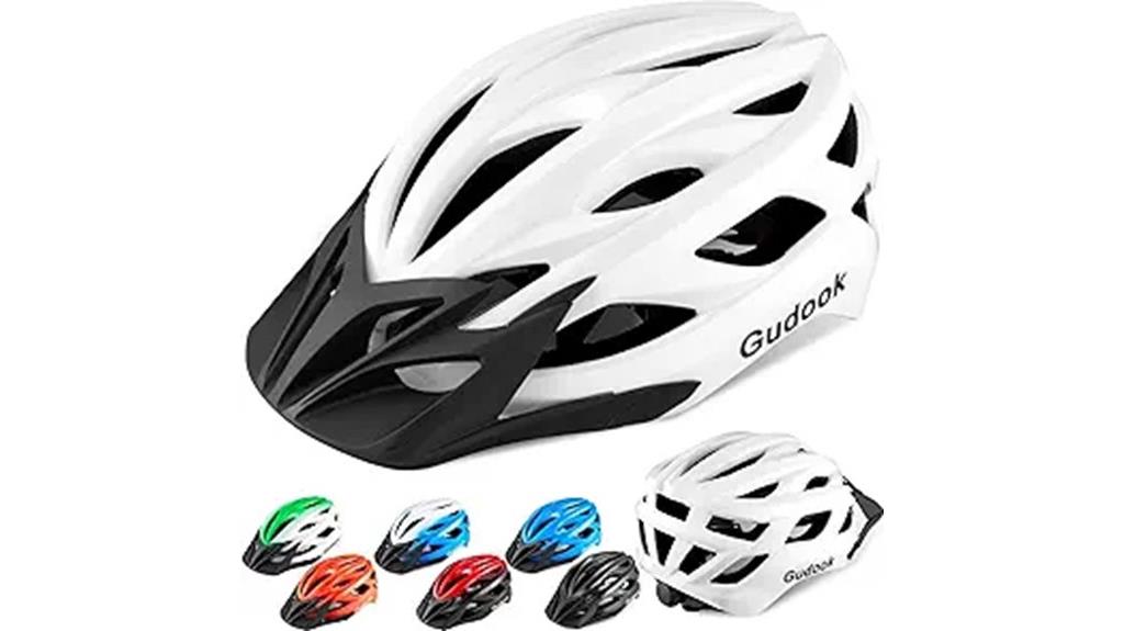 lightweight adjustable cycling helmet