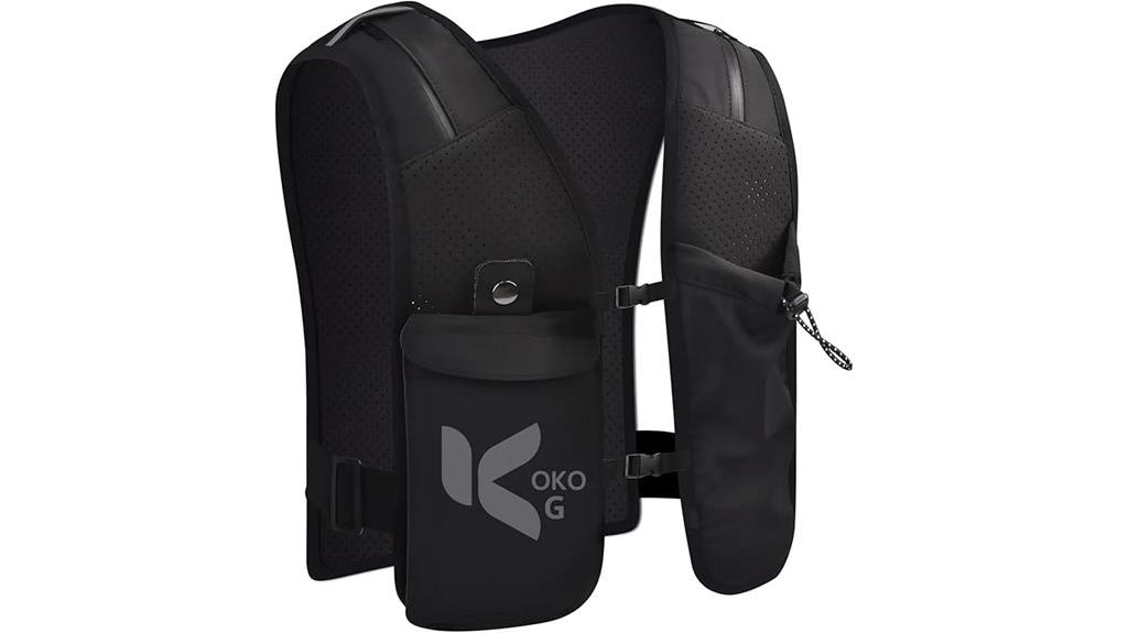 lightweight vest with bottles