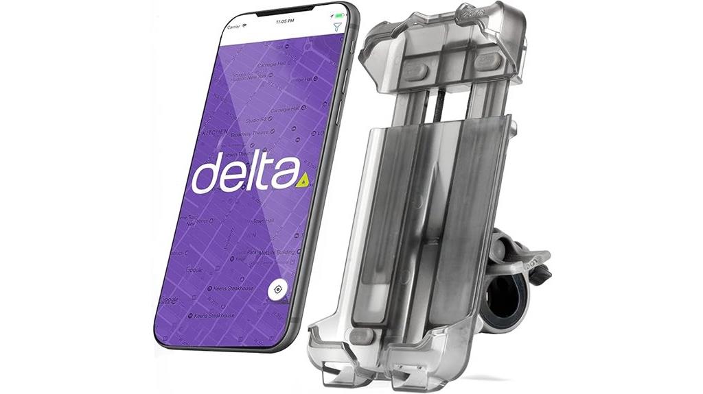 lockable handlebar phone mount