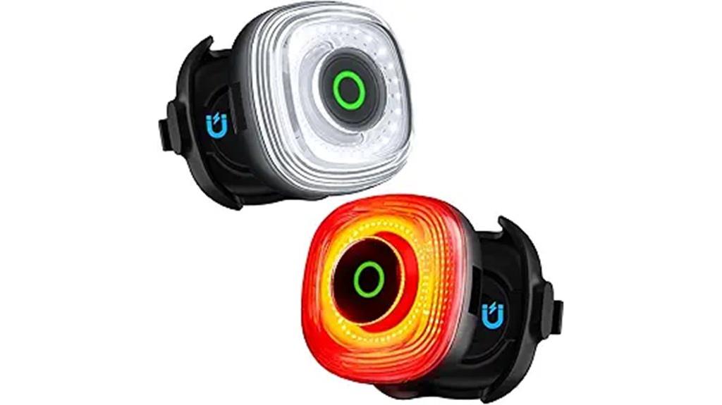 magnetic bike light set