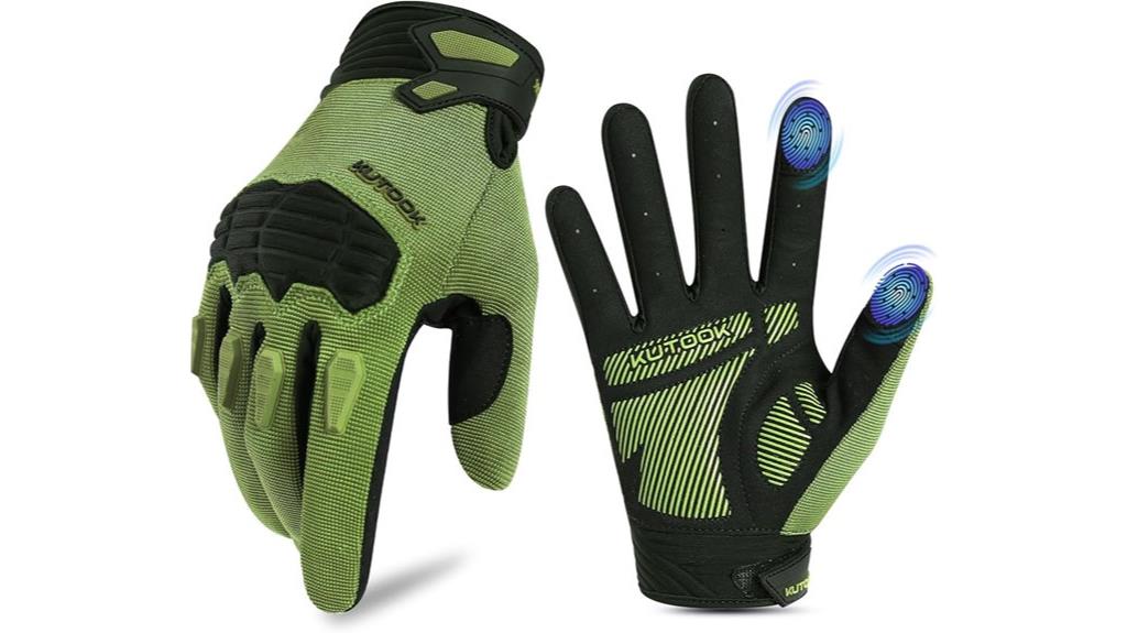 men s padded cycling gloves