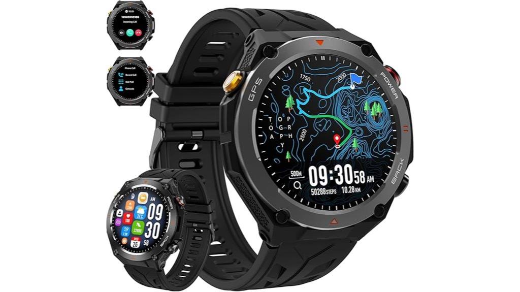 military gps fitness watch