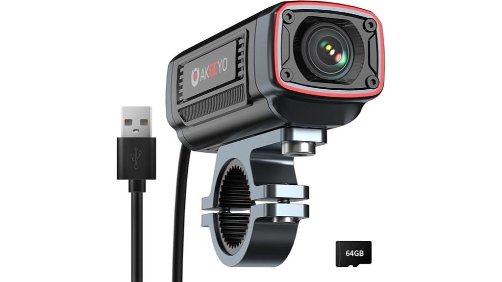 motorcycle camera 4k recording