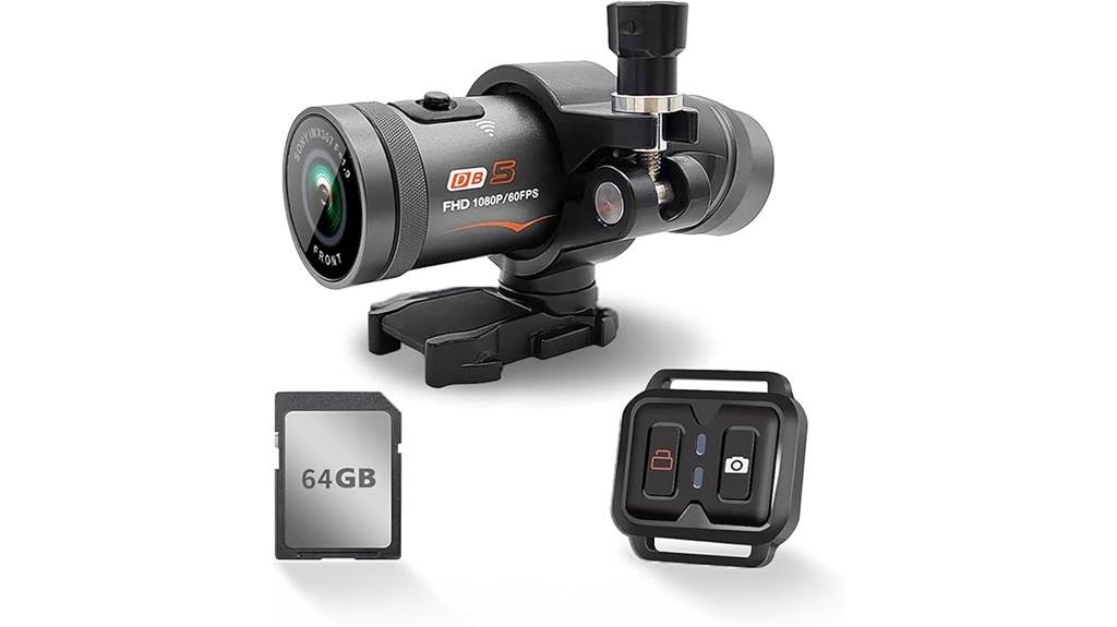 motorcycle helmet camera with 64gb