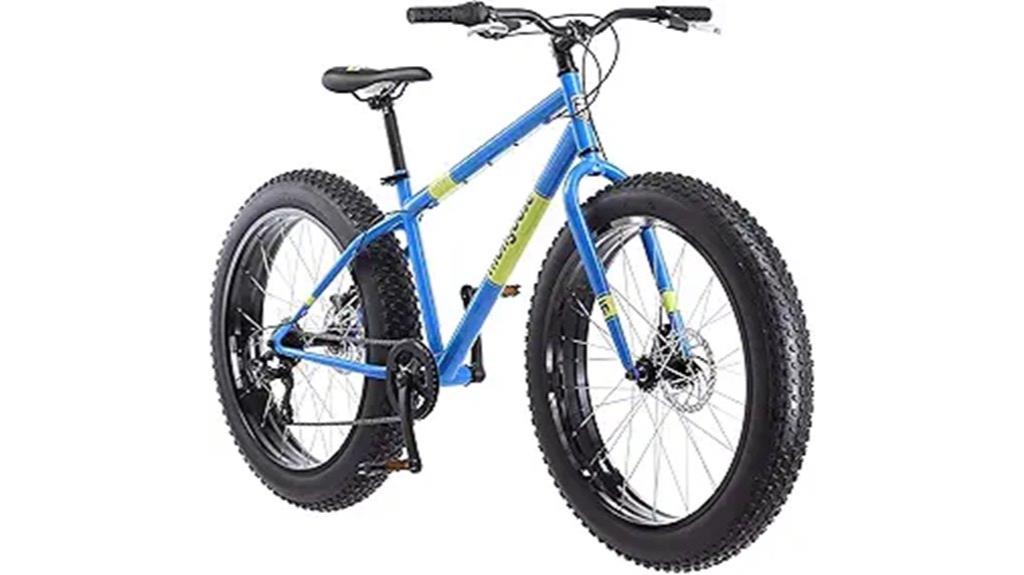 mountain bike with fat tires