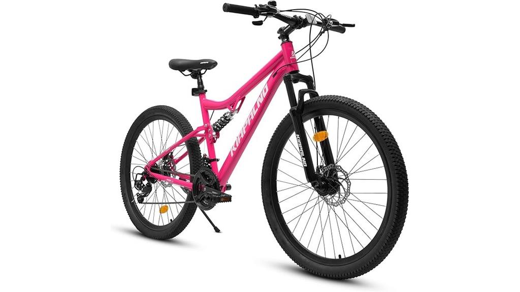 mountain bike with suspension