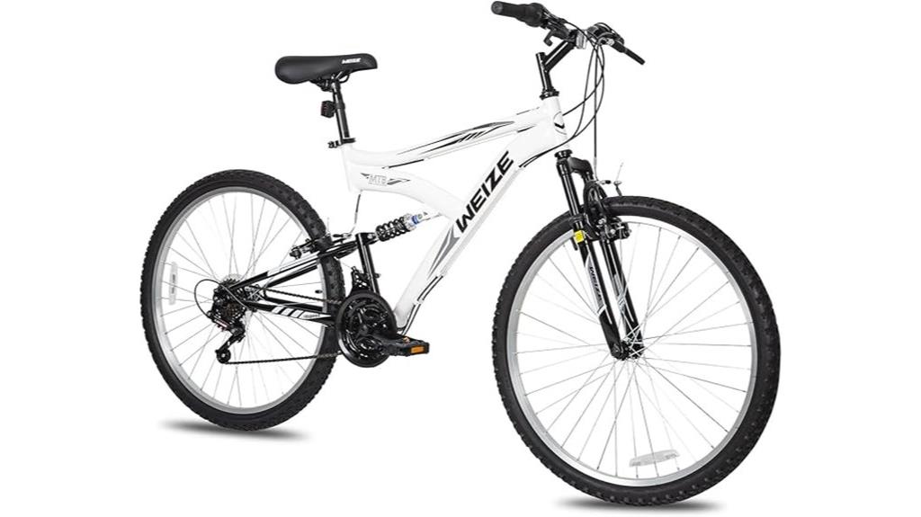 mountain bike with suspension